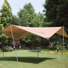 Тент NATUREHIKE CLOUD CNK2450WS025 150D, 400×292 см для кемпинга, светло-коричневый (без стоек) 6927595753798